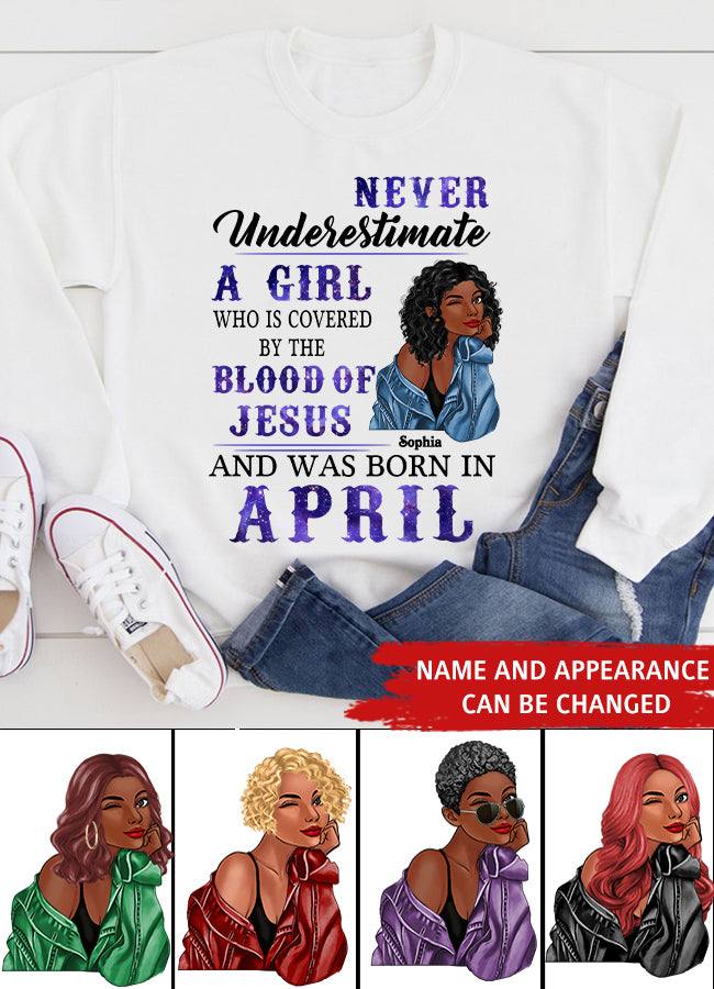 April Birthday Shirt, Custom Birthday Shirt, Queens Born In April, April Birthday Gifts, April shirts for Woman