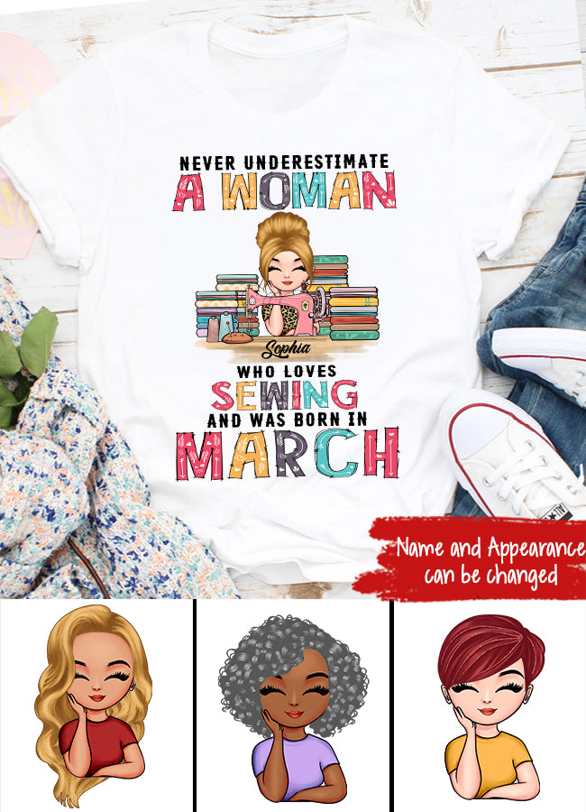 March Birthday Shirts, Custom Birthday Shirt, A Queen Was Born In March, March Birthday Gifts, March Birthday Shirts For Women