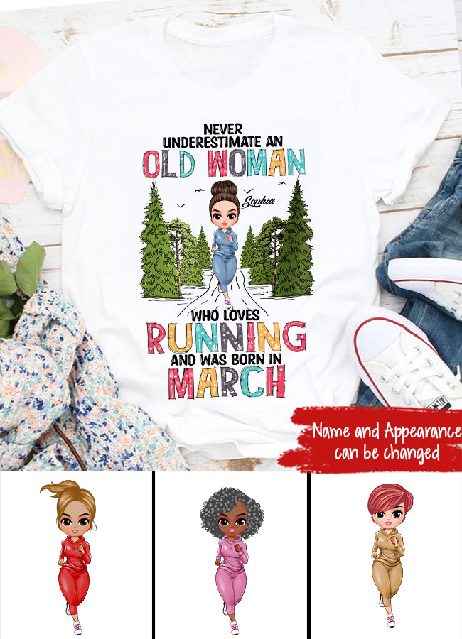 March Birthday Shirt, Custom Birthday Shirt, Queens Born In March, March Birthday Gifts, March Shirts For Woman, Custom Running Shirts, Birthday Running Shirt
