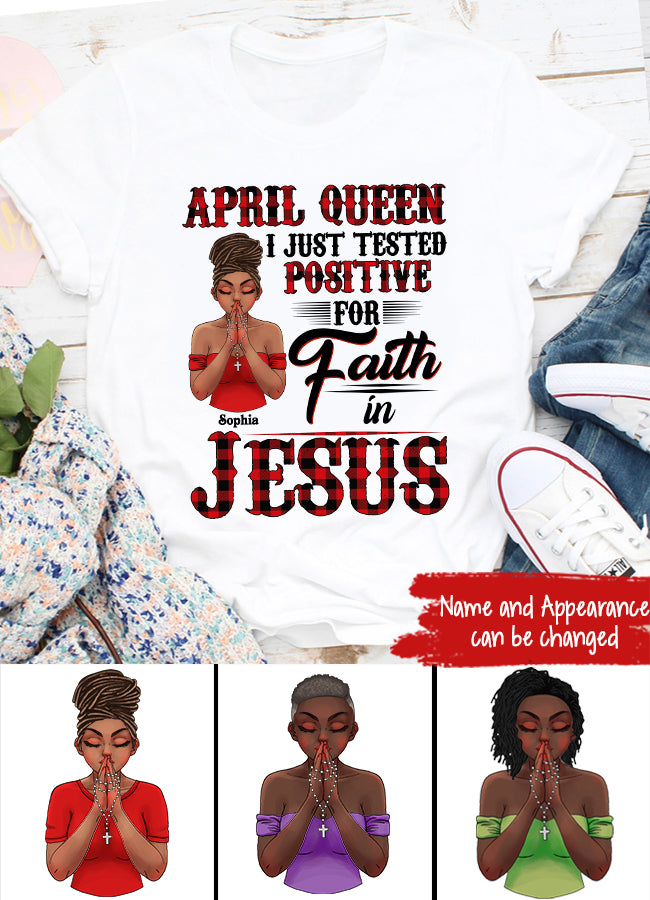 April Birthday Shirt, Custom Birthday Shirt, Queens Born In April, April Birthday Gifts, April shirts for Woman