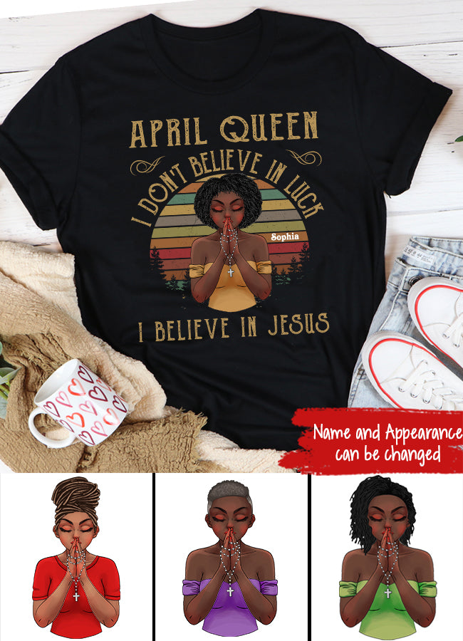 April Birthday Shirt, Custom Birthday Shirt, Queens Born In April, April Birthday Gifts, April shirts for Woman
