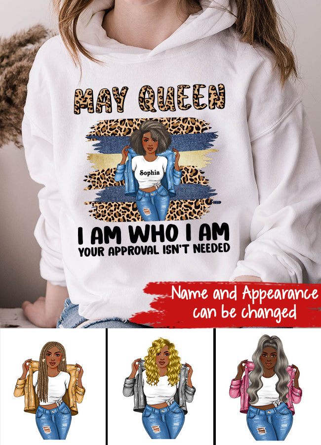 May Birthday Shirt, Custom Birthday Shirt, Queens Born In May, May Birthday Gifts, May shirts for Woman