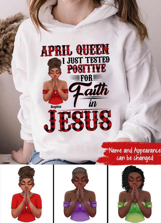 April Birthday Shirt, Custom Birthday Shirt, Queens Born In April, April Birthday Gifts, April shirts for Woman