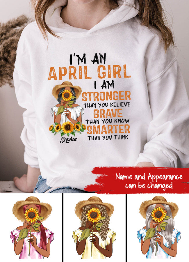 April Birthday Shirt, Custom Birthday Shirt, Queens Born In April, April Birthday Shirts For Woman, April Birthday Gifts
