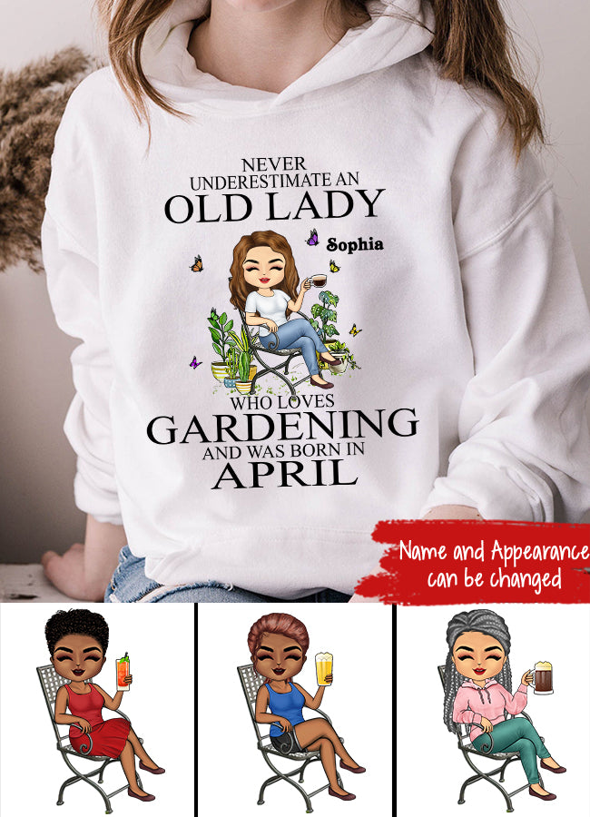 April Birthday Shirt, Custom Birthday Shirt, Queens Born In April, April Birthday Gifts, April Queen Shirt, April Birthday Shirts For Woman, Her Birthday Gifts For April, Gardening Custom Shirt, Gift For Gardeners, Plant Lovers