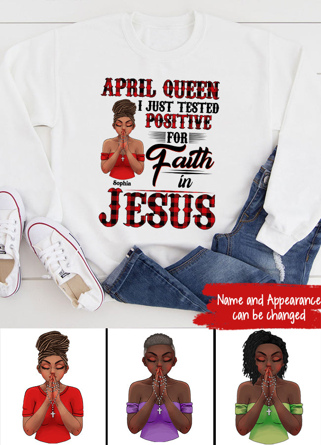 April Birthday Shirt, Custom Birthday Shirt, Queens Born In April, April Birthday Gifts, April shirts for Woman