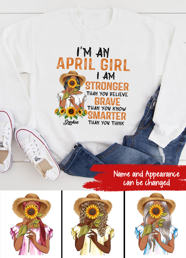 April Birthday Shirt, Custom Birthday Shirt, Queens Born In April, April Birthday Shirts For Woman, April Birthday Gifts