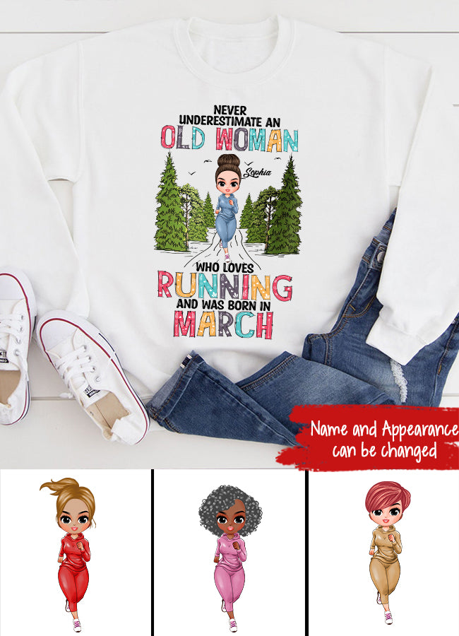 March Birthday Shirt, Custom Birthday Shirt, Queens Born In March, March Birthday Gifts, March Shirts For Woman, Custom Running Shirts, Birthday Running Shirt
