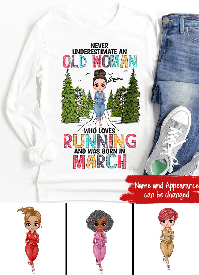 March Birthday Shirt, Custom Birthday Shirt, Queens Born In March, March Birthday Gifts, March Shirts For Woman, Custom Running Shirts, Birthday Running Shirt