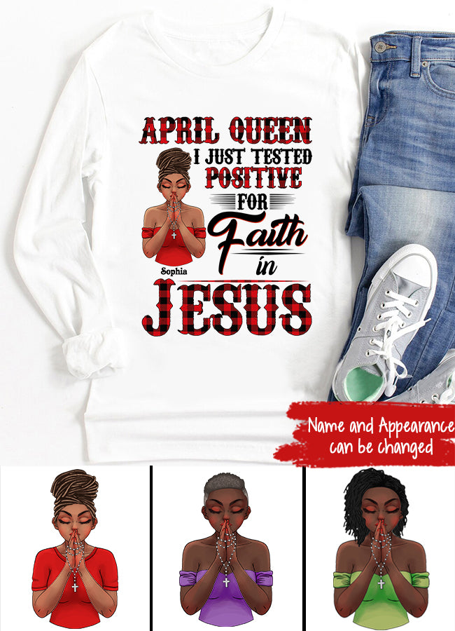 April Birthday Shirt, Custom Birthday Shirt, Queens Born In April, April Birthday Gifts, April shirts for Woman