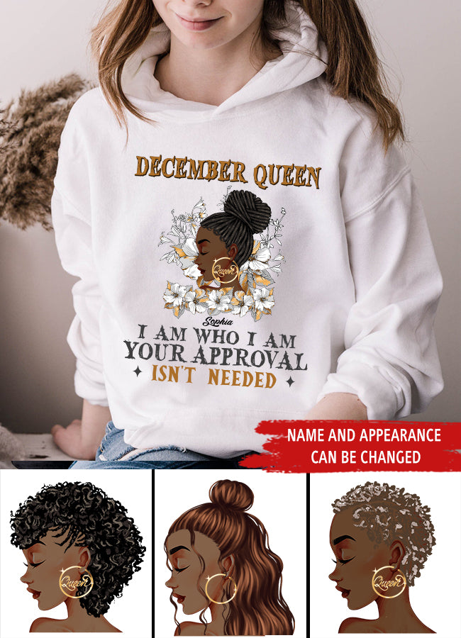 December Birthday Shirt, Custom Birthday Shirt, Queens Born In December, December Birthday Shirts For Woman, December Birthday Gifts
