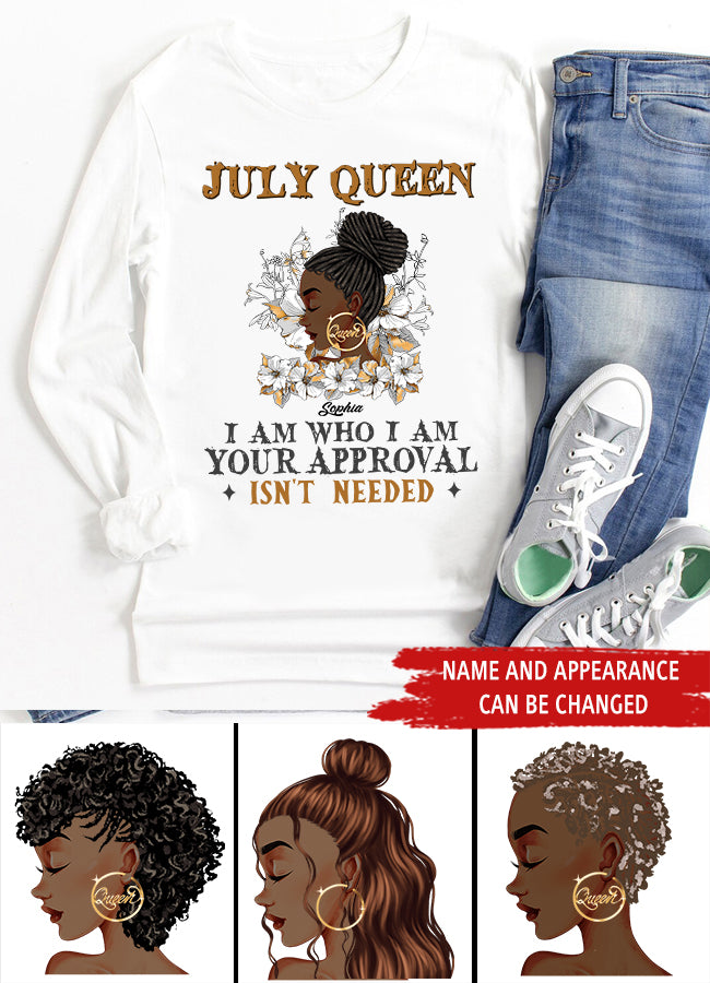 July Birthday Shirt, Custom Birthday Shirt, Queens Born In July, July Birthday Shirts For Woman, July Birthday Gifts