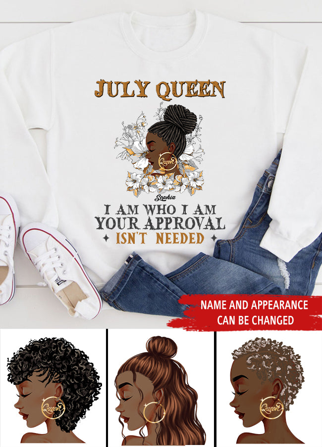 July Birthday Shirt, Custom Birthday Shirt, Queens Born In July, July Birthday Shirts For Woman, July Birthday Gifts
