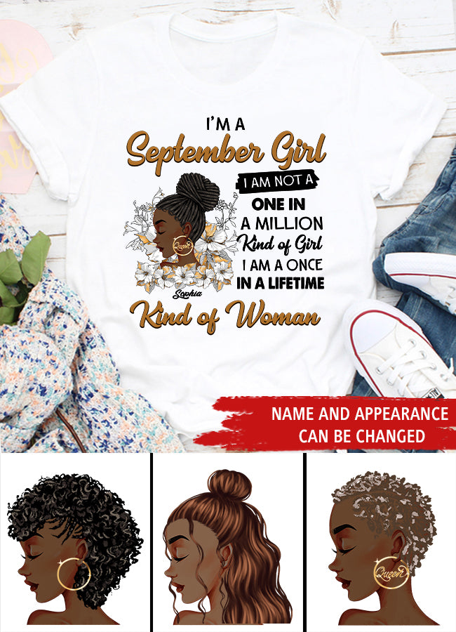 September Birthday Shirt, Custom Birthday Shirt, Queens are Born In September, September Birthday Shirts For Woman, September Birthday Gifts