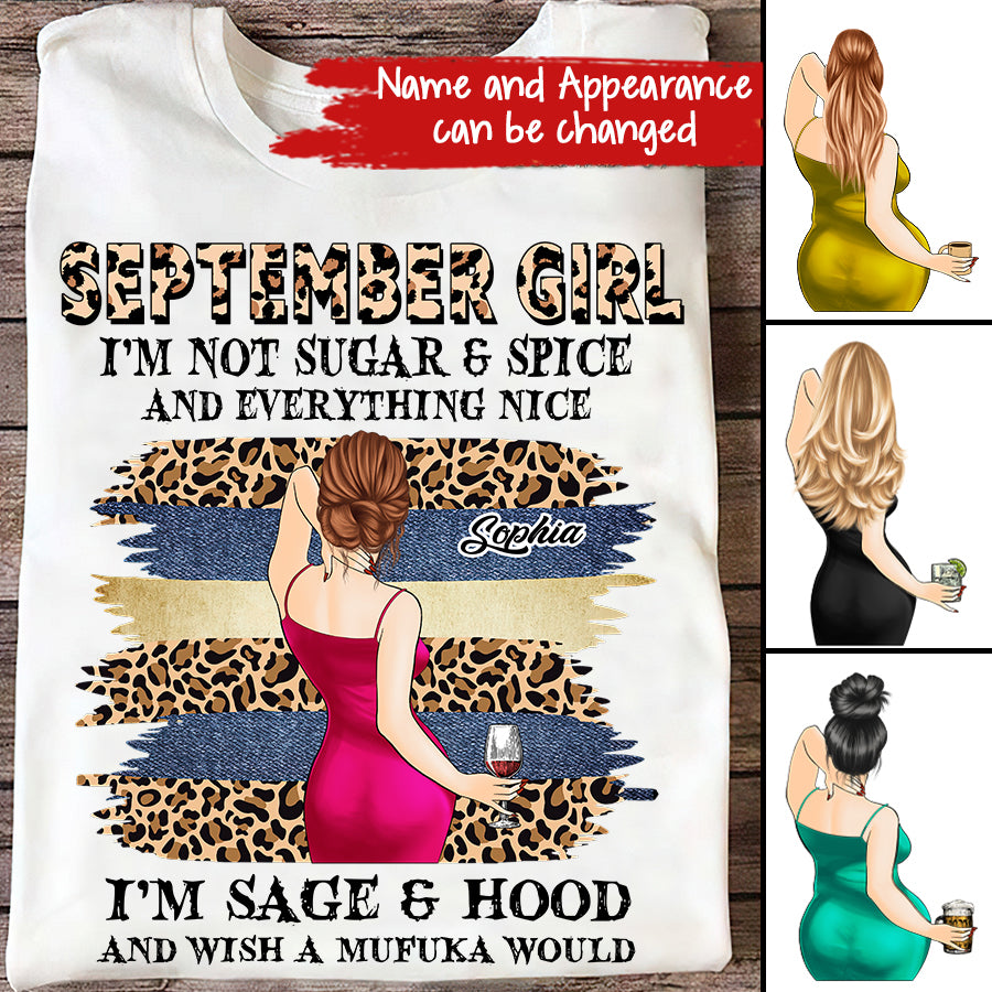 September Birthday Shirt, Custom Birthday Shirt, Queens are Born In September, September Birthday Shirts For Woman, September Birthday Gifts