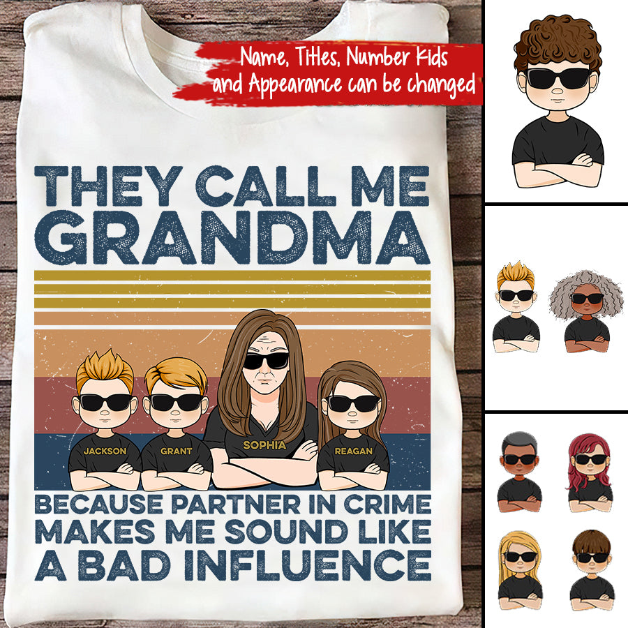 Grandma Shirt, Personalized Grandma Shirts, Nana Shirt, Grandma Shirts With Grandkids Names, Mimi Shirt, Gift for Grandma