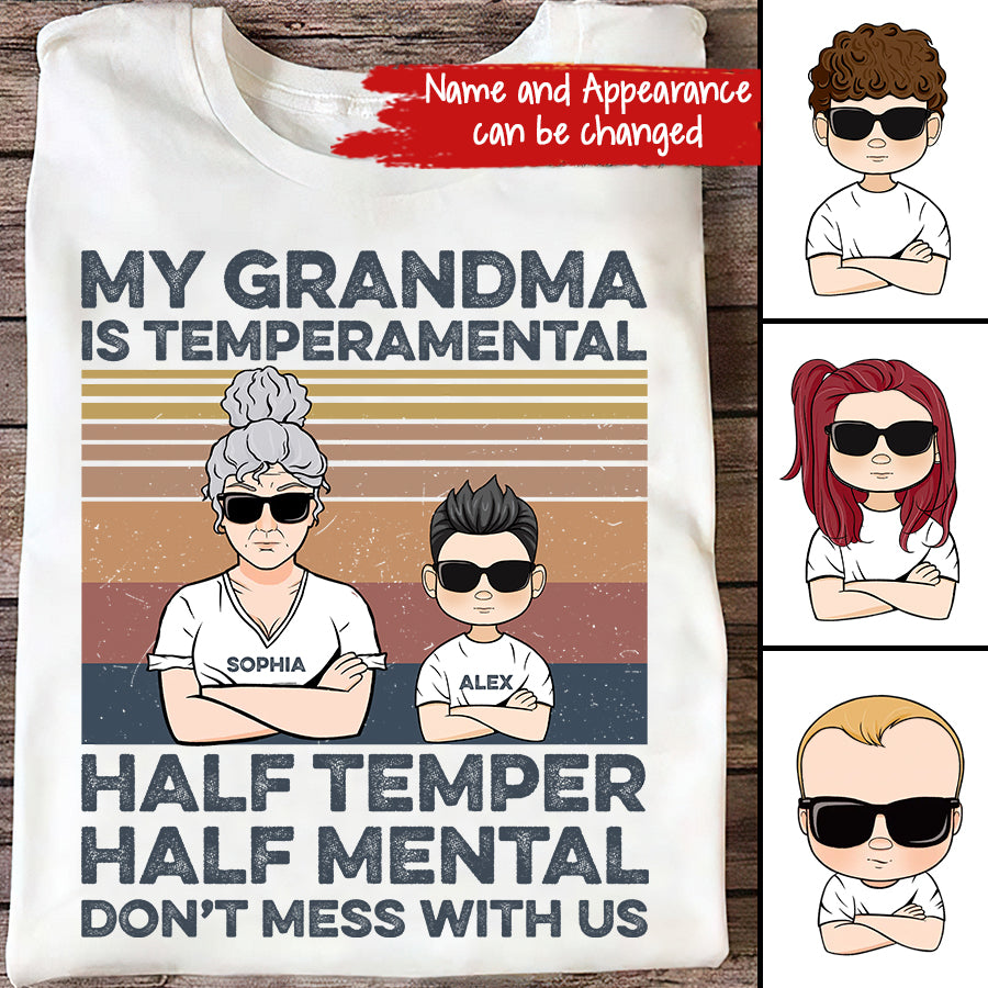 Grandma Shirt, Personalized Grandma Shirts, Nana Shirt, Grandma Shirts With Grandkids Names, Mimi Shirt, Gift for Grandma