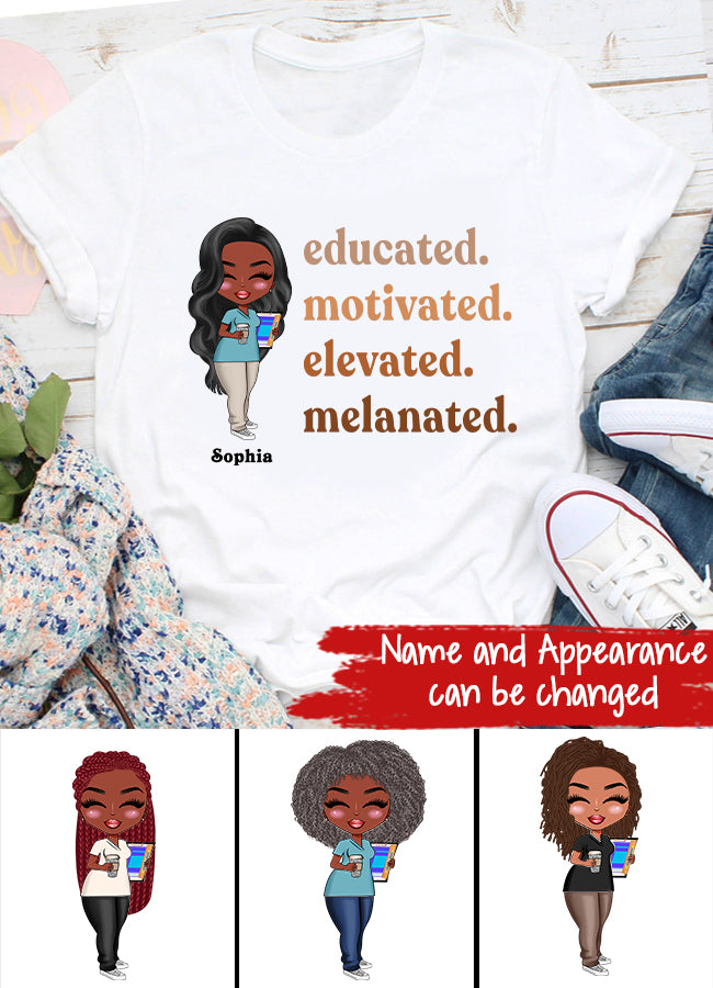 Black Teachers Magic Tshirt, Afro Melanin African American Teacher Shirts, Black Teacher Gifts, Black History Month Shirt for Teachers