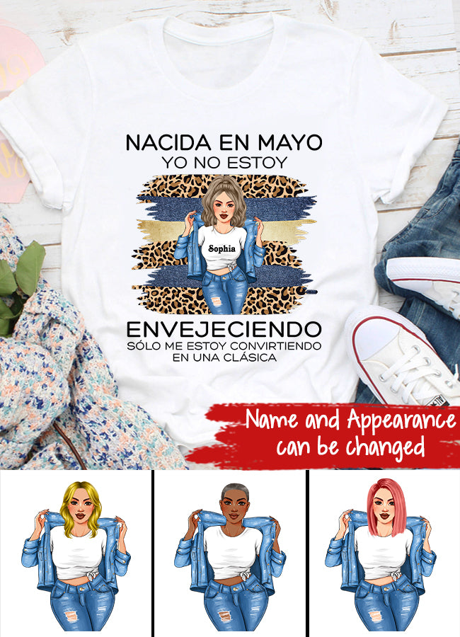 Camisa De Cumpleaños De Mayo, Camisa De Cumpleaños Personalizada, Reinas Nacidas En Mayo, Regalos De Cumpleaños De Mayo, Camisas De Mayo Para Mujeres