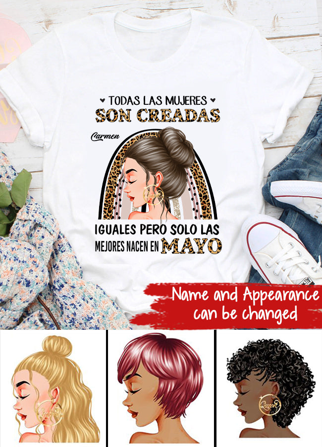 Camisa De Cumpleaños De Mayo, Camisa De Cumpleaños Personalizada, Reinas Nacidas En Mayo, Regalos De Cumpleaños De Mayo, Camisas De Mayo Para Mujeres