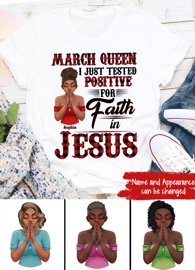 March Birthday Shirt, Custom Birthday Shirt, Queens Born In March, March Birthday Gifts, March shirts for Woman