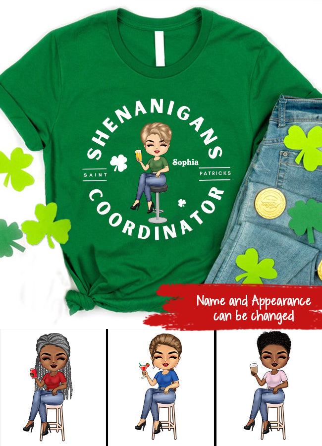 Shenanigans Coordinator Shirt, Lucky Women Sweat, St Patricks Day Sweater, Irish Sweatshirt, St Patty‘s Day