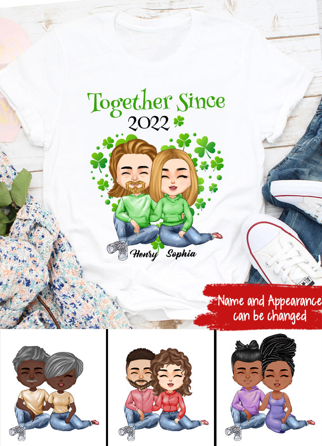 Together Patrick Day Shirt, St. Patricks Day Shirt, Shamrock Lucky Lips, Four Leaf Clover, Shamrock Shirts, Patrick‘s Day, Irish Tshirt