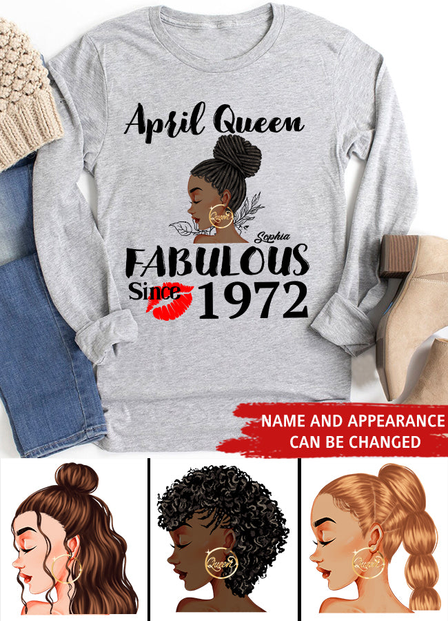 April Birthday Shirt, Custom Birthday Shirt, Queens Born In April, April Birthday Gifts, April shirts for Woman