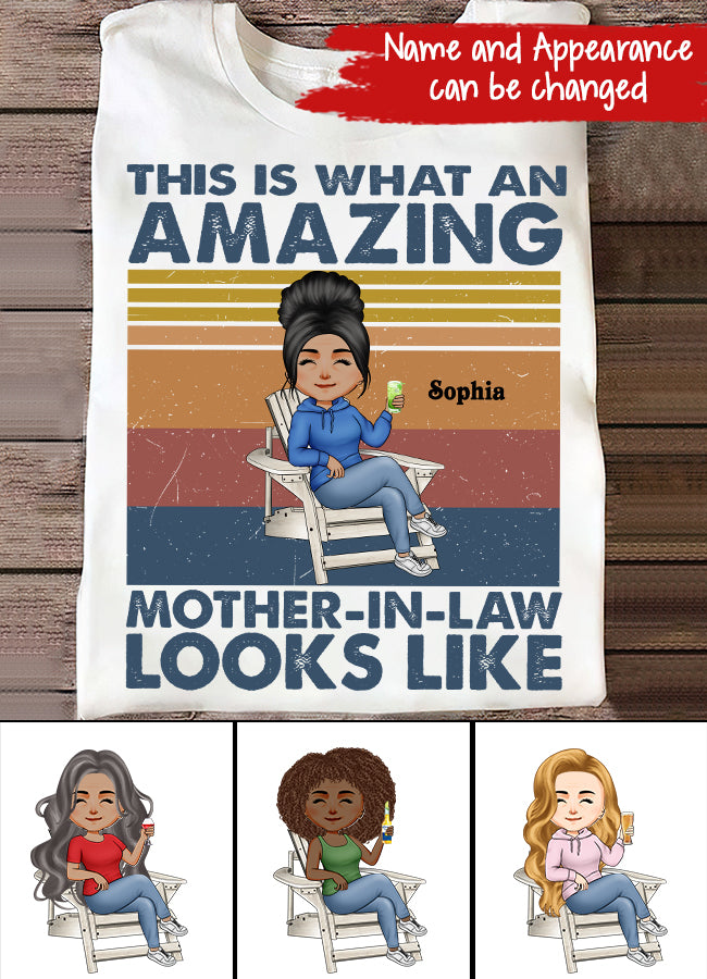 Personalized Mothers Day Shirts, Mother In Law Shirt, Mothers Day Shirt, Mother‘s Day Gifts For Mother In Law, Awesome Mother In Law T Shirt, First Mothers Day Gift, Mother Day Gift