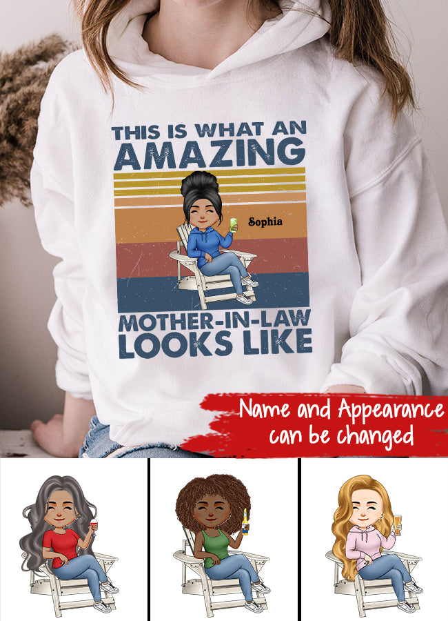 Personalized Mothers Day Shirts, Mother In Law Shirt, Mothers Day Shirt, Mother‘s Day Gifts For Mother In Law, Awesome Mother In Law T Shirt, First Mothers Day Gift, Mother Day Gift