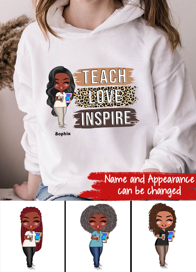 Inspirational Teacher Shirts, Teach Love Inspire Shirt, Back To School Shirt, First Grade Teacher Shirts, Teacher Appreciation Shirt
