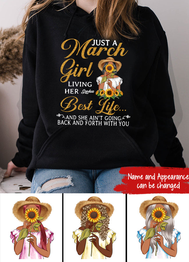 March Birthday Shirt, Custom Birthday Shirt, Queens Born In March, March Birthday Gifts, March shirts for Woman