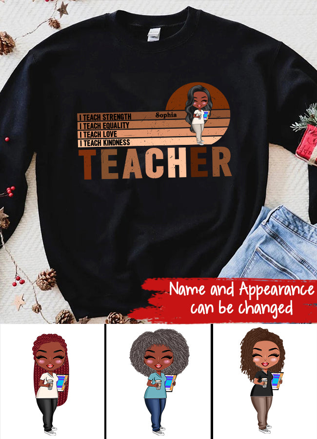 Inspirational Teacher Shirt, Black Teacher Shirt, Black History Month Shirt,Teacher Gift, African American Teacher Shirt, Black Power Shirt