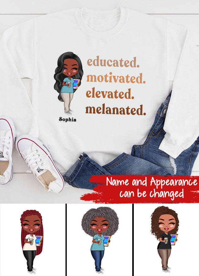 Black Teachers Magic Tshirt, Afro Melanin African American Teacher Shirts, Black Teacher Gifts, Black History Month Shirt for Teachers