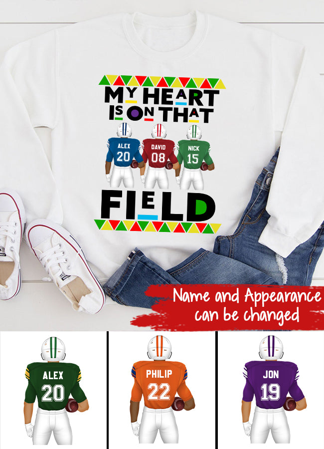 My Heart Is On That Field Shirt, Field Shirt, Game Shirt, Game Day Shirt, Baseball Shirt, Baseball T shirt.
