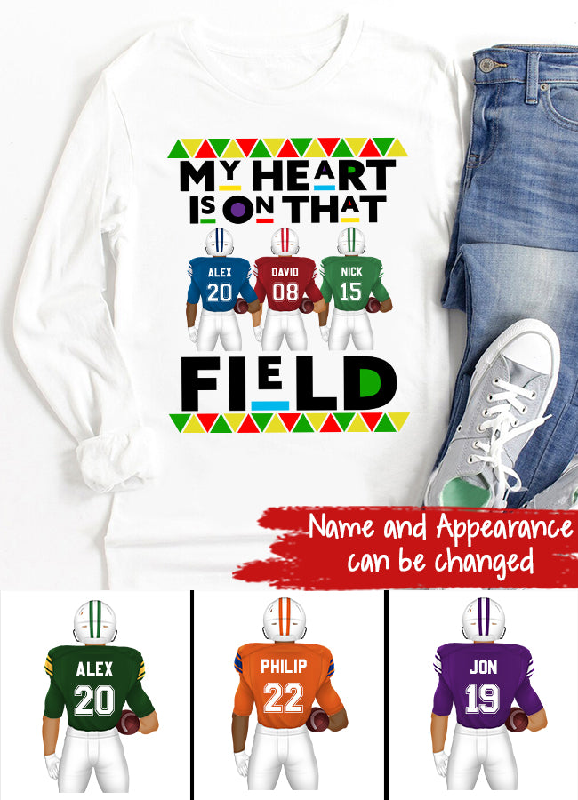 My Heart Is On That Field Shirt, Field Shirt, Game Shirt, Game Day Shirt, Baseball Shirt, Baseball T shirt.