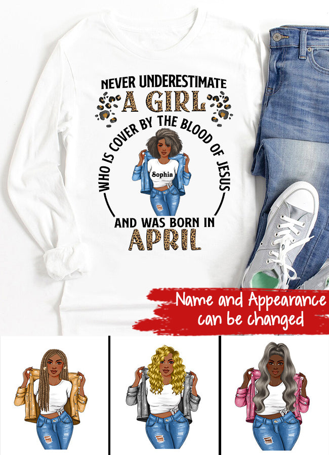 April Birthday Shirt, Custom Birthday Shirt, Queens Born In April, April Birthday Gifts, April shirts for Woman