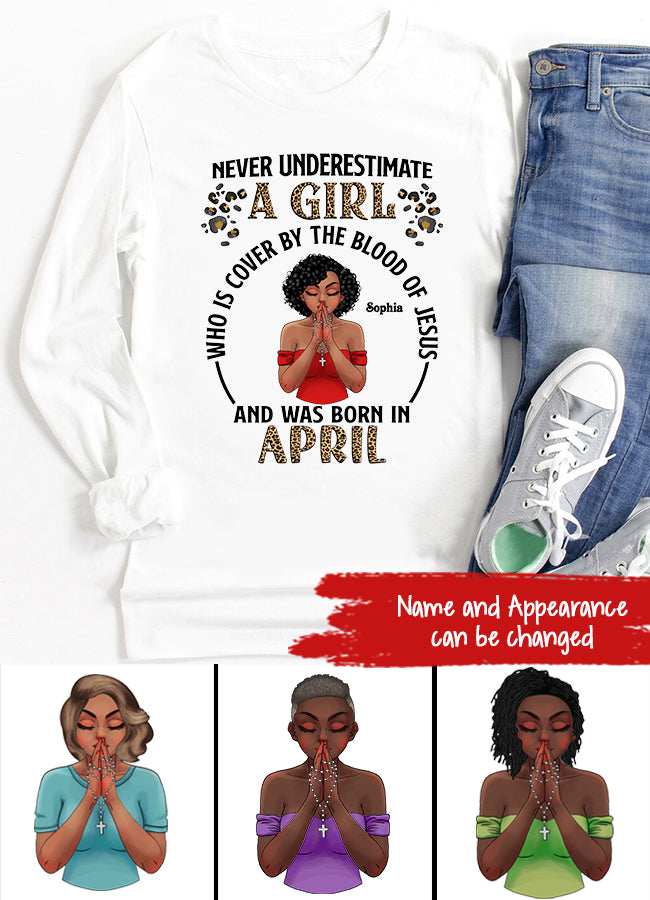 April Birthday Shirt, Custom Birthday Shirt, Queens Born In April, April Birthday Gifts, April shirts for Woman