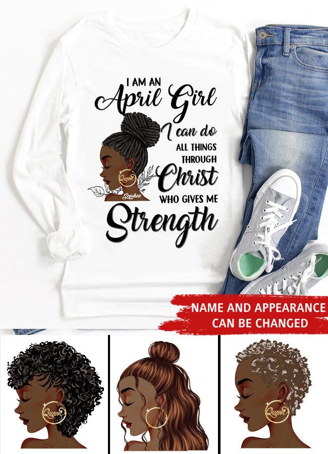 April Birthday Shirt, Custom Birthday Shirt, Queens Born In April, April Birthday Gifts, April shirts for Woman