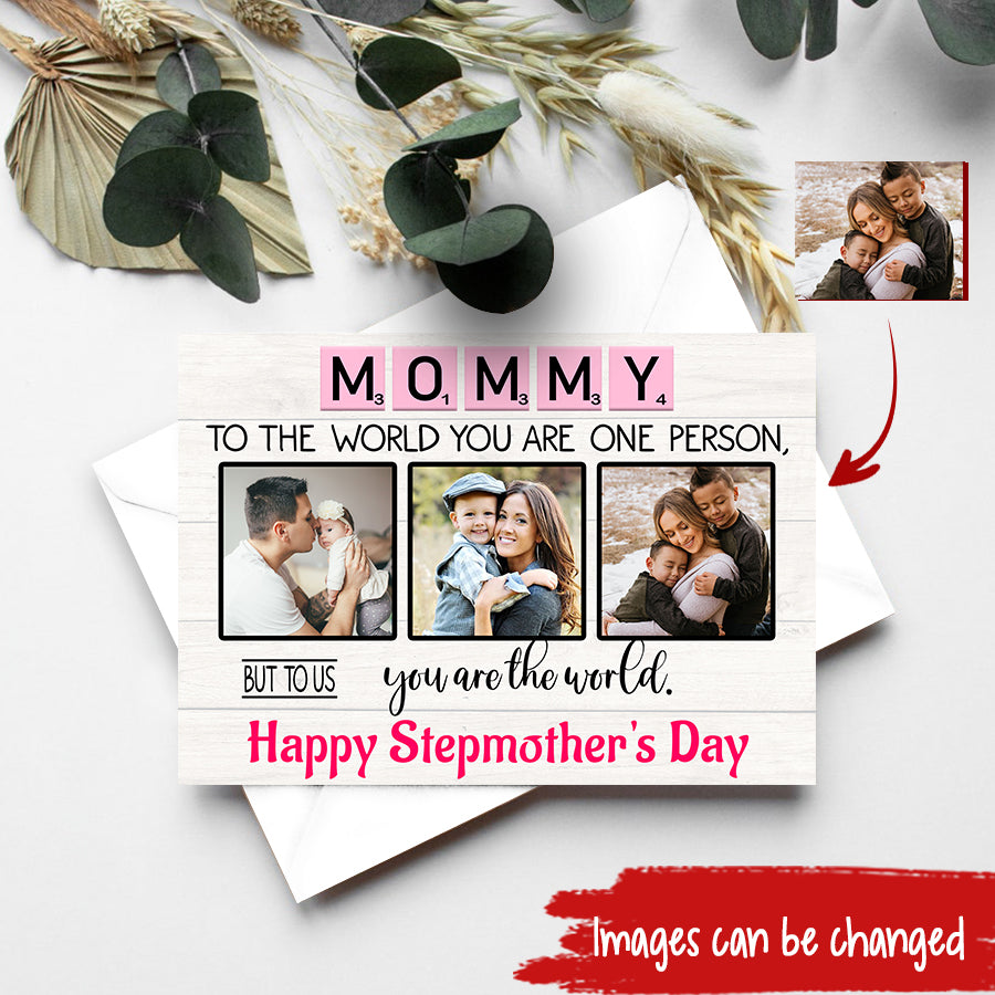 Custom Mothers Day Card, Stepmom Mothers Day Card,  Mother&#39;s Day Gift Cards, Happy Mothers Day Card, Mom&#39;s Card,  Mother&#39;s Day Gift From Daughter - Mother Day Gift