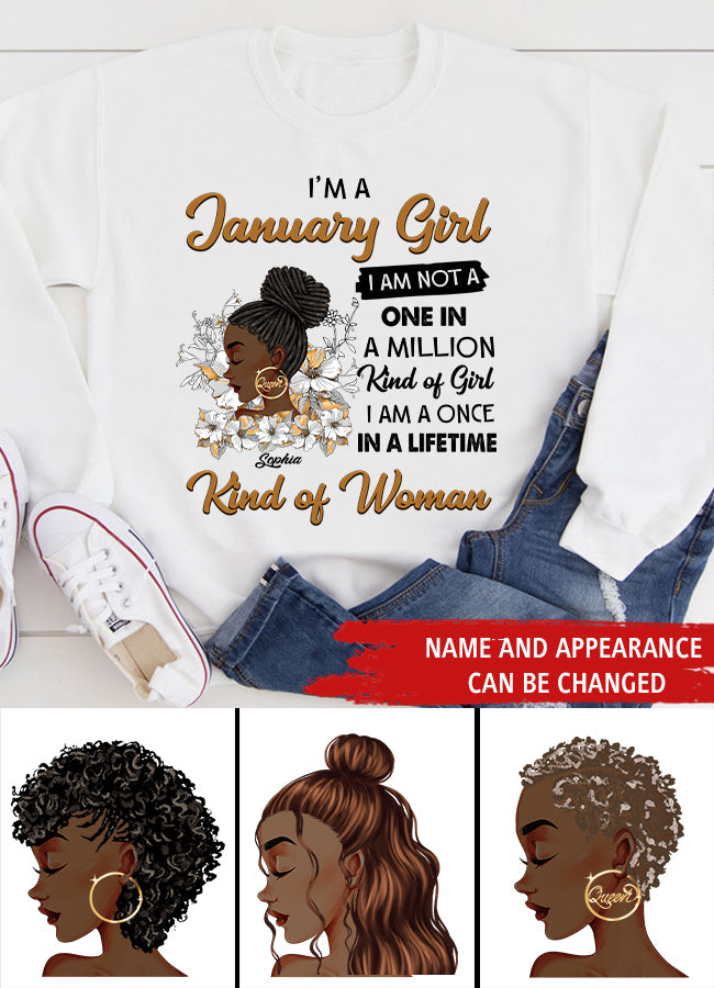 January Birthday Shirt, Custom Birthday Shirt, Queens was Born In January, January Birthday Shirts For Woman, January Birthday Gifts