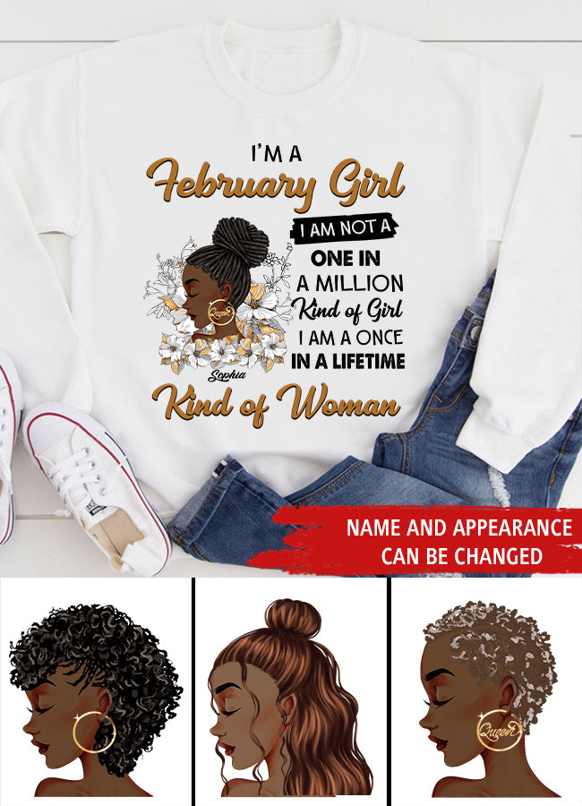 February Birthday Shirt, Custom Birthday Shirt, Queens was Born In February, February Birthday Shirts For Woman, February Birthday Gifts