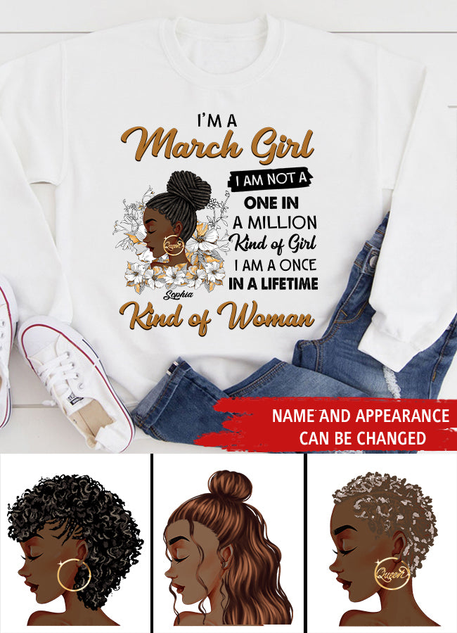 March Birthday Shirt, Custom Birthday Shirt, Queens Born In March, March Birthday Shirts For Woman, March Birthday Gifts