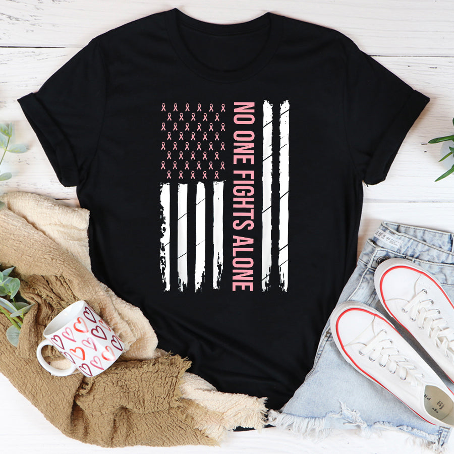 Breast Cancer Awareness Shirts Hand Her fight is my fight breast cancer awareness month T-Shirt