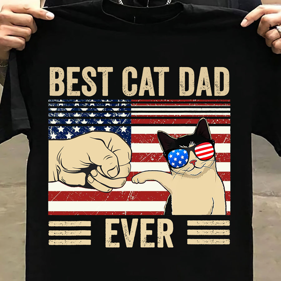 Best Cat Dad Shirt, Father&#39;s Day T Shirts, Father&#39;s Day Gift Ideas For Dad, Best Cat Dad Ever, Fathers Day Shirts For Dad, Best Cat Dad Ever shirt, Father Day Gift