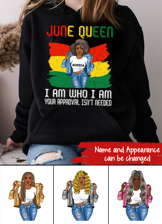 June Birthday Shirt, Custom Birthday Shirt, Queens Born In June, June Birthday Shirts For Woman, June Birthday Gifts