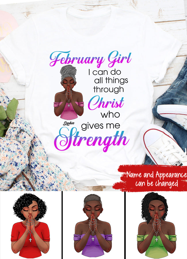 February Birthday Shirt, Custom Birthday Shirt, Queens Born In February, February Birthday Gifts, February shirts for Woman